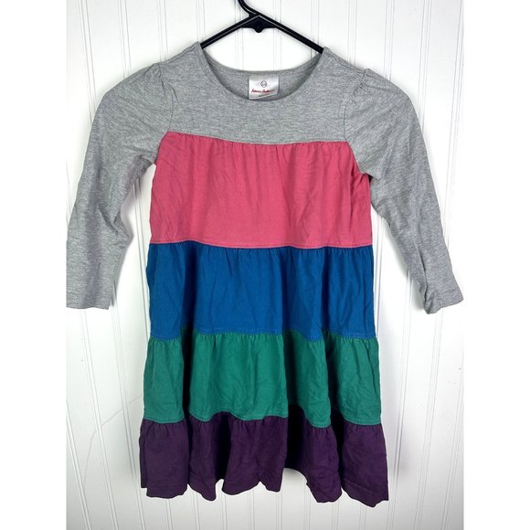 Hanna Anderson Color‎ Block Dress Size 110 /5 - Picture 1 of 4